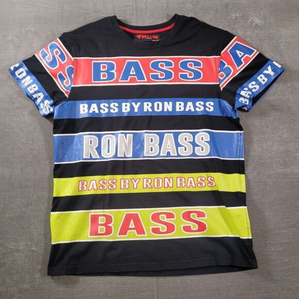 Bass‎ By Ron Bass Artist Vintage All Over Print T Shirt Mens X Large XL